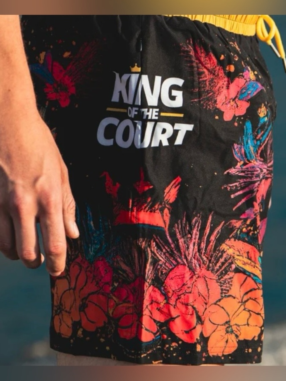 Slunks King of the Court Limited Floral Board Shorts Men’s Size XL Rare